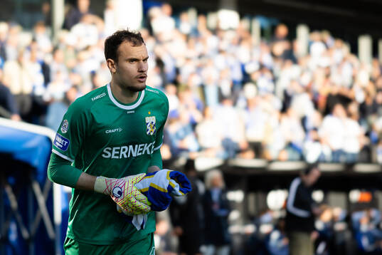 IFK Göteborgs målvakt Elis Bishesari