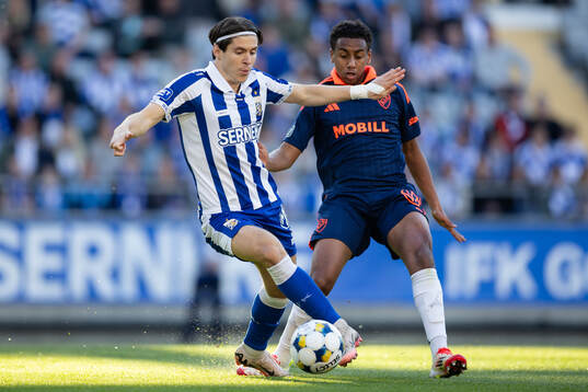 IFK Göteborgs Eman Markovic och Djurgårdens Isak
