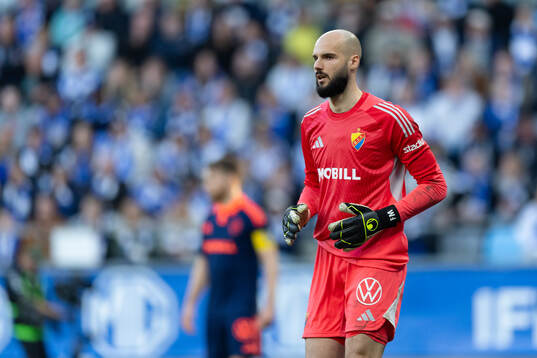 Djurgårdens målvakt Filip Manojlovic