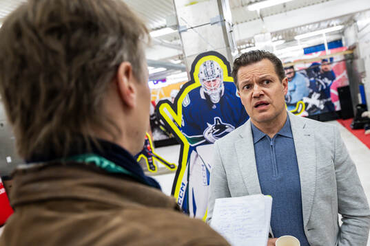 Sami Kapanen of the gold-winning Finnish national ice