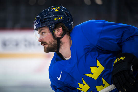 Rasmus Andersson of Sweden at a practice session