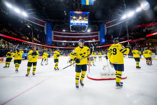 Emil Heineman of Sweden celebrates