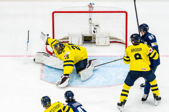 goaltender Jacob Markström of Sweden