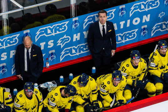 Head coach Sam Hallam of Sweden