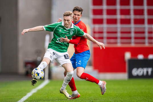 Brages Gustav Nordh och Helsingborgs Max Svensson