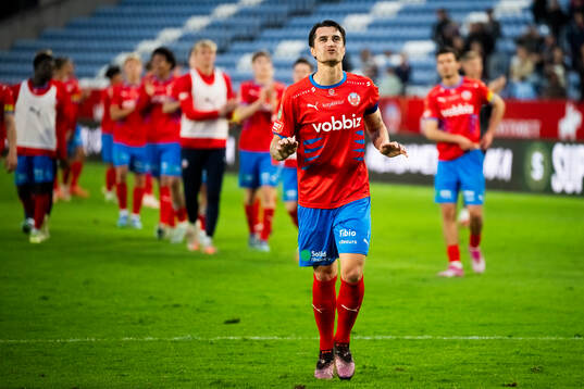 Helsingborgs Jon Birkfeldt jublar