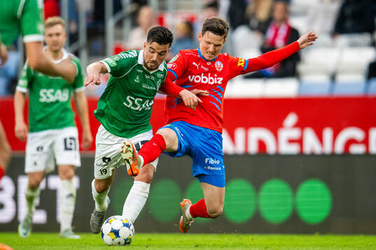 Helsingborgs Max Svensson och Brages Haris Brkic