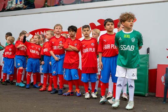 Helsingborgs ungdomssektionen gör sig redo för line upp