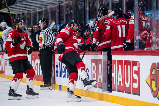 Ryan O’Reilly and Tyson Foerster of Canada
