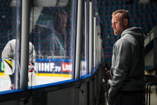 Assistant general manager Patric Hörnqvist of Sweden at a