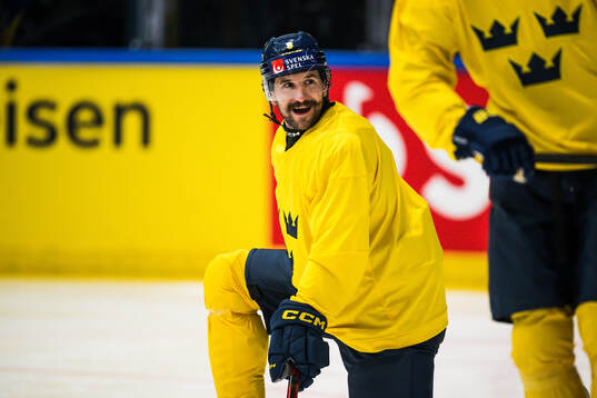 Filip Forsberg at a practice session