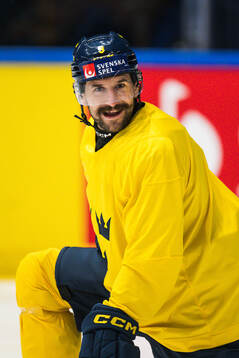 Filip Forsberg at a practice session