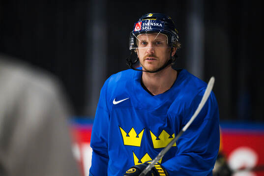 Jonas Brodin at a practice session