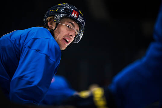 Leo Carlsson at a practice session