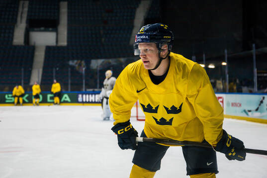 Emil Heineman at a practice session