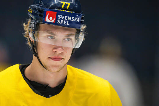 Simon Edvinsson at a practice session