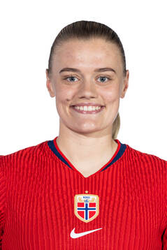 Mathilde Harviken of the Norwegian women's national