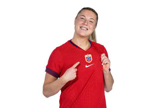 Sophie Román Haug of the Norwegian women's national