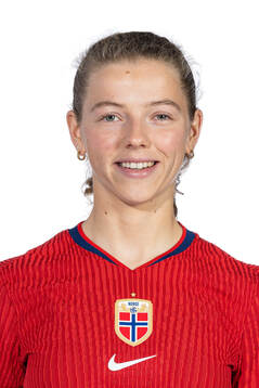Justine Kielland of the Norwegian women's national football