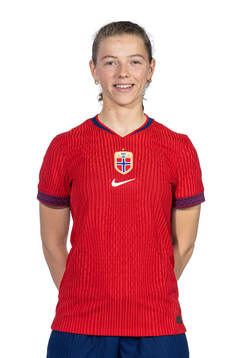 Justine Kielland of the Norwegian women's national football