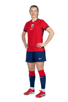 Justine Kielland of the Norwegian women's national football