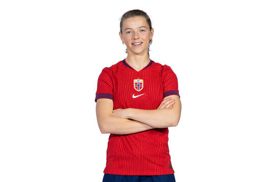 Justine Kielland of the Norwegian women's national football