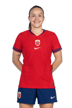 Guro Reiten of the Norwegian women's national football team