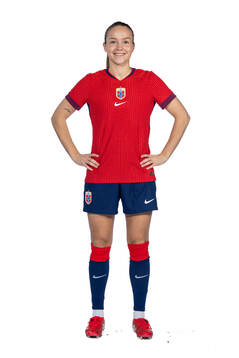Guro Reiten of the Norwegian women's national football team
