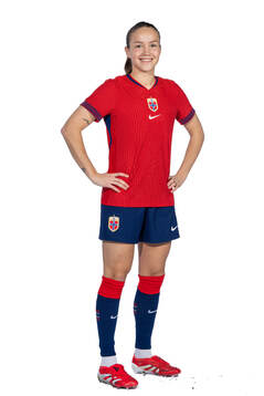 Guro Reiten of the Norwegian women's national football team