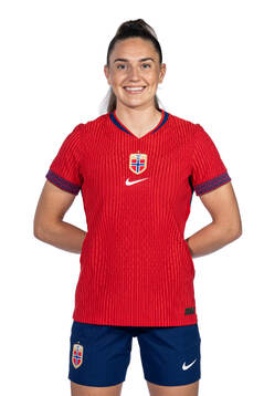Vilde Bøe Risa of the Norwegian women's national football