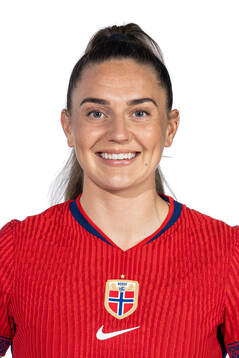 Vilde Bøe Risa of the Norwegian women's national football