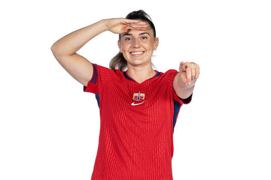 Vilde Bøe Risa of the Norwegian women's national football