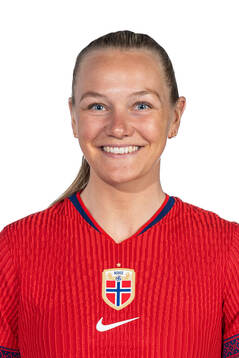 Frida Maanum of the Norwegian women's national football