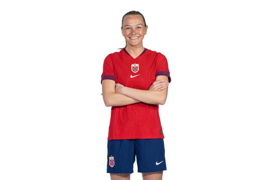 Frida Maanum of the Norwegian women's national football