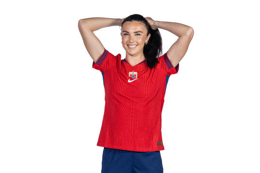 Ingrid Syrstad Engen of the Norwegian women's national