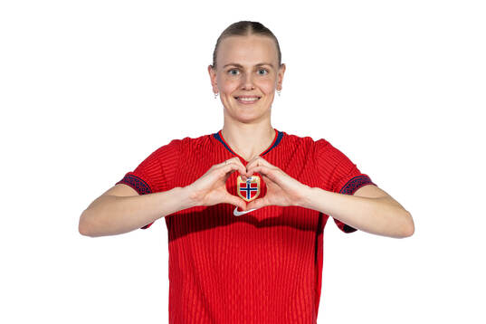 Karina Sævik of the Norwegian women's national football