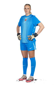 Goalkeeper Selma Panengstuen of the Norwegian women's