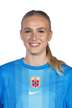 Goalkeeper Selma Panengstuen of the Norwegian women's