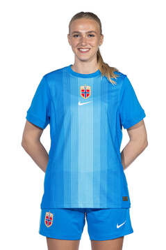 Goalkeeper Selma Panengstuen of the Norwegian women's