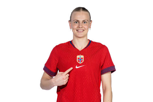 Karina Sævik of the Norwegian women's national football