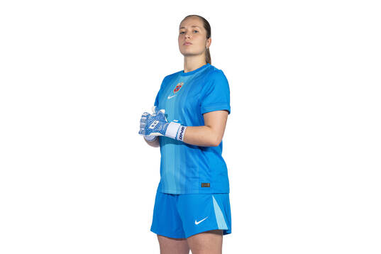 Goalkeeper Aurora Mikalsen of the Norwegian women's