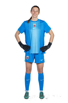 Goalkeeper Cecilie Fiskerstrand of the Norwegian women's
