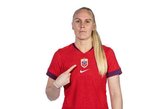 Maria Thorisdottir of the Norwegian women's national