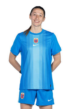 Goalkeeper Cecilie Fiskerstrand of the Norwegian women's
