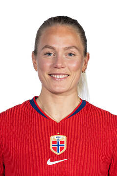Guro Bergsvand of the Norwegian women's national football
