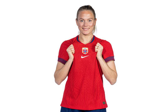 Guro Bergsvand of the Norwegian women's national football