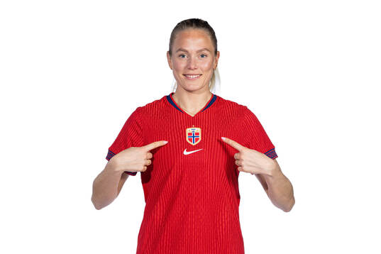 Guro Bergsvand of the Norwegian women's national football