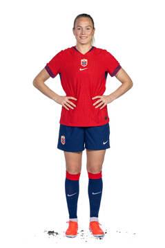 Guro Bergsvand of the Norwegian women's national football