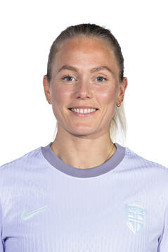 Guro Bergsvand of the Norwegian women's national football