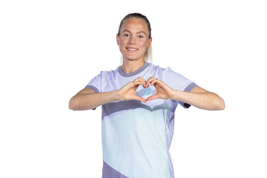 Guro Bergsvand of the Norwegian women's national football